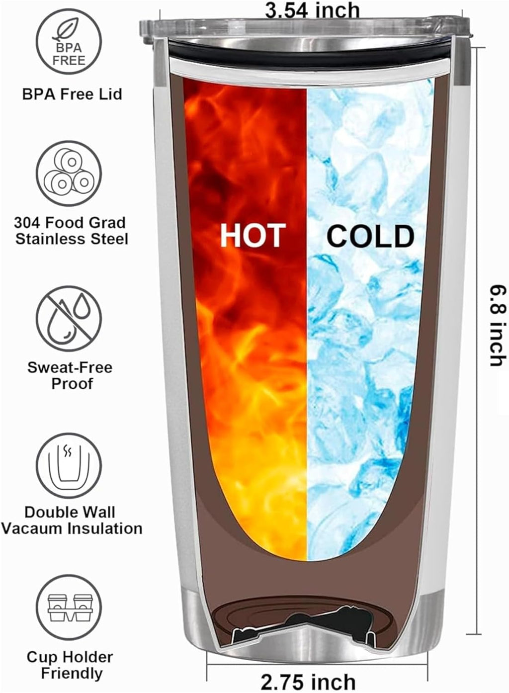 Skiennix 20 Oz Tumbler - Perfect Retirement Gift for Coworkers & Friends | Goodbye Farewell Design