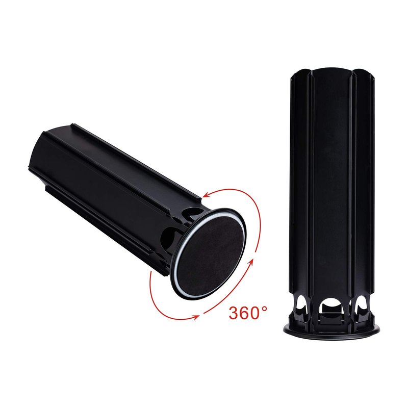FlagShip Pod Holder for Nespresso Capsule Holder Vertuoline Stand for 50+ Nespresso Vertuo Pod Storage Carousel Small Coffee Pod Organizer, Black Metal