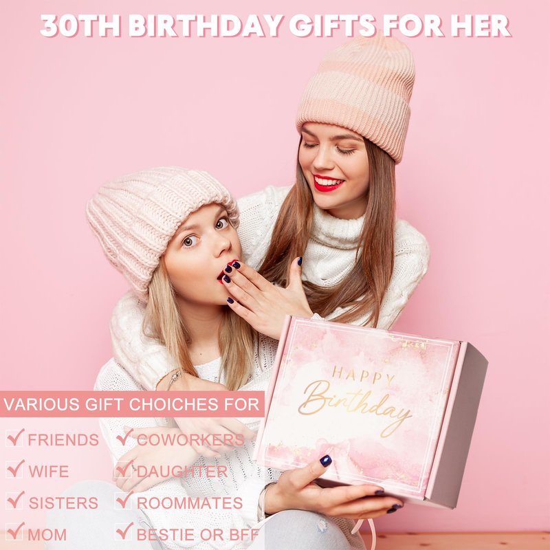 60th Birthday Gifts for Women, Happy 60 Year Old Birthday Gift Ideas Decorations for Her Grandma Mom Sister Woman Friends Aunt Wife, Pink 60 Fabulous Ceramic Marble Mug 14Oz, Turning Sixty Baskets