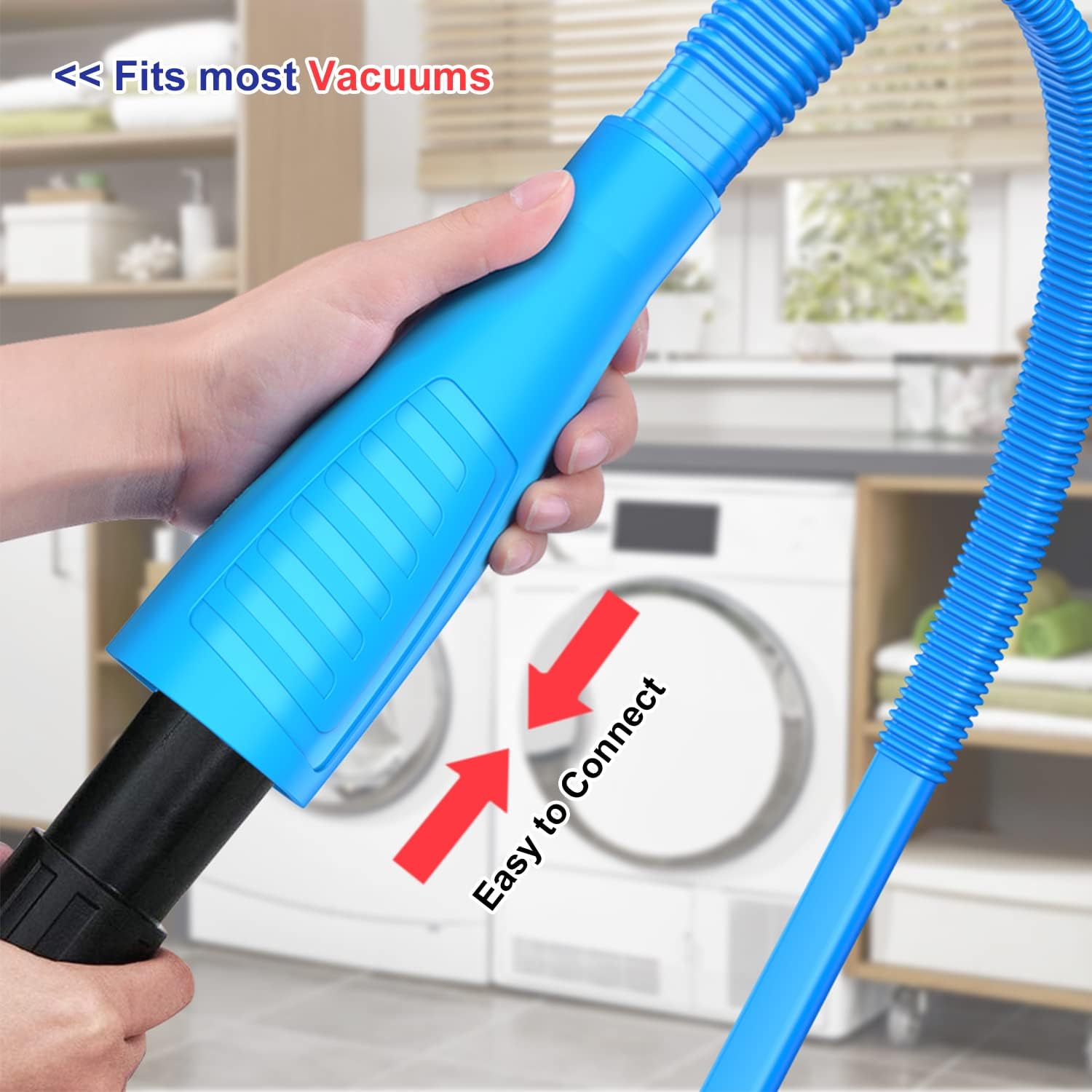 Sealegend Dryer Vent Cleaner Kit - 2 Flexible Lint Brushes & Vacuum Hose Attachments for Efficient Cleaning