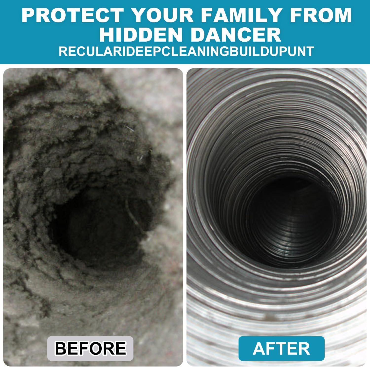 Sealegend Dryer Vent Cleaner Kit - 30 Feet Lint Remover with Upgraded Quick-Snap Brush & Drill Attachment