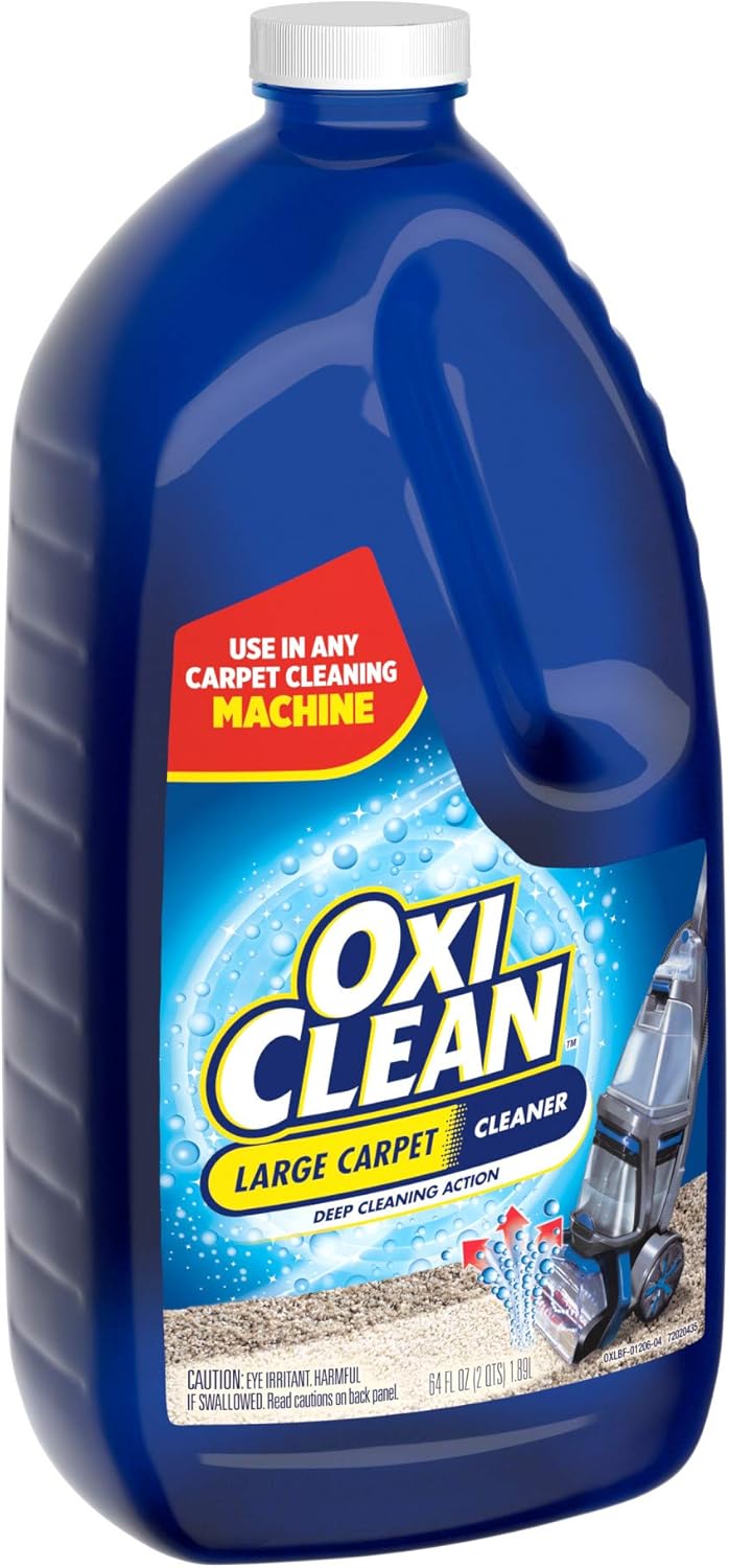 OxiClean Large Carpet Cleaner | Powerful Steam Cleaning Solution - 64 Fl Oz