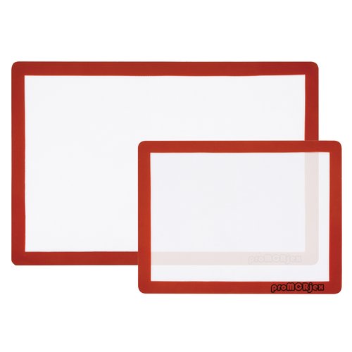 proMCRjex Silicone Baking Mats Half Sheet/Full Sheet Non-Stick Cookie Sheet for Baking Silicon Baking Mat Set (12” x 16” & 16” x 24” Pack of 2)