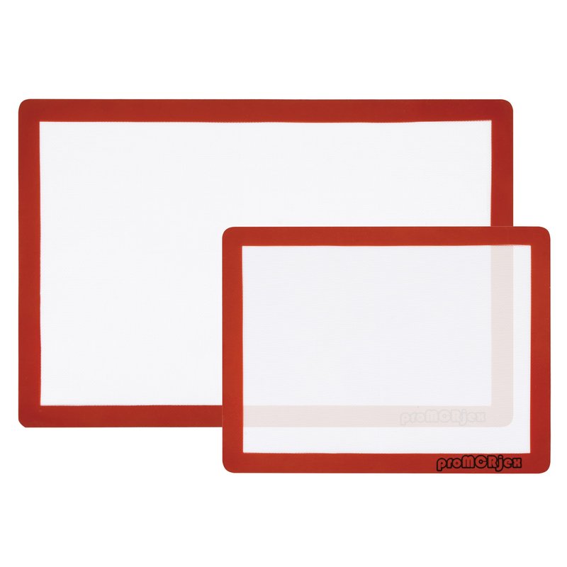 proMCRjex Silicone Baking Mats Half Sheet/Full Sheet Non-Stick Cookie Sheet for Baking Silicon Baking Mat Set (12” x 16” & 16” x 24” Pack of 2)
