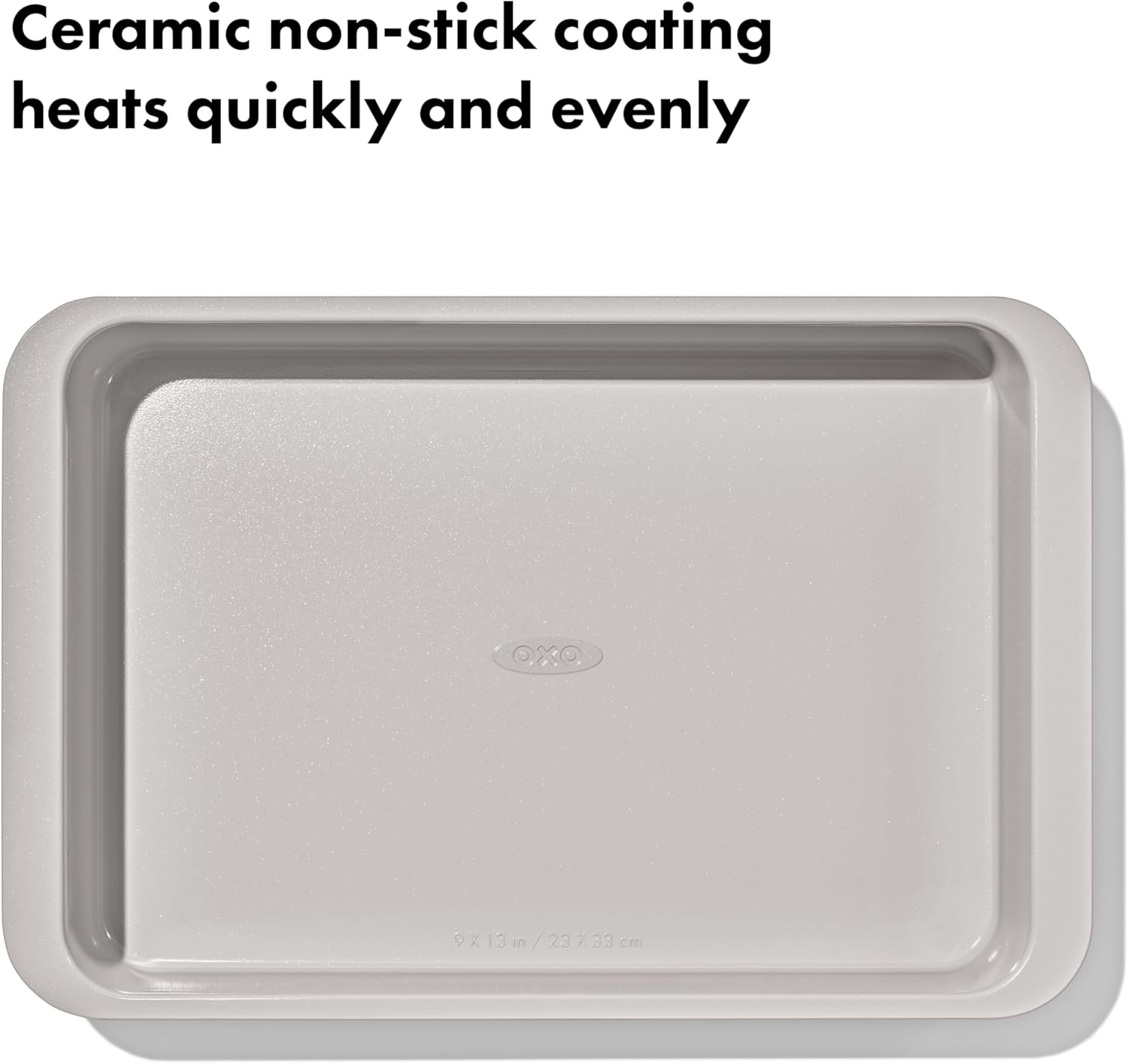 OXO Good Grips Cake Pan - Non-Stick Pro Ceramic Coated Metal, 9” x 13”, Storm Blue