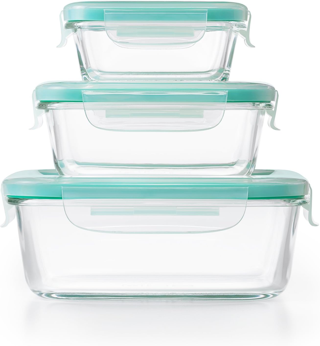 OXO Good Grips Airtight Glass Container Set - 12 Piece Smart Seal Storage Solution