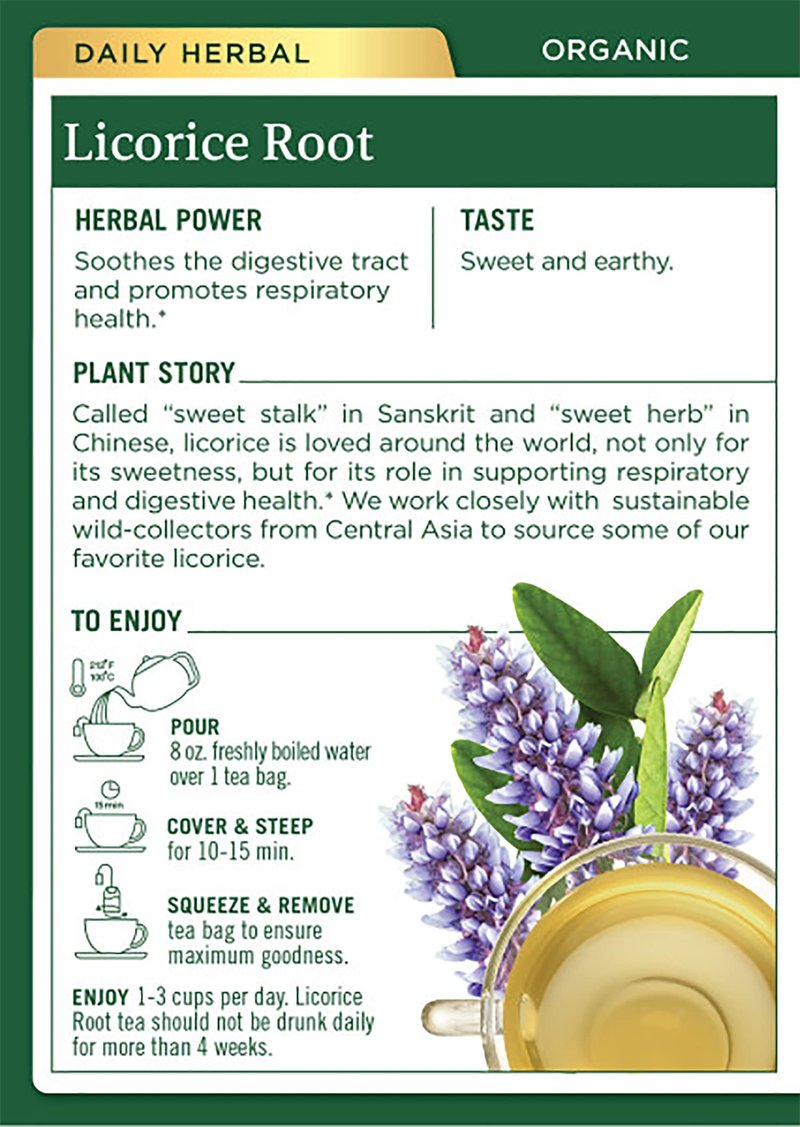 Traditional Medicinals Organic Herbal Tea, Licorice Root, 16-Count (Pack of 3)3