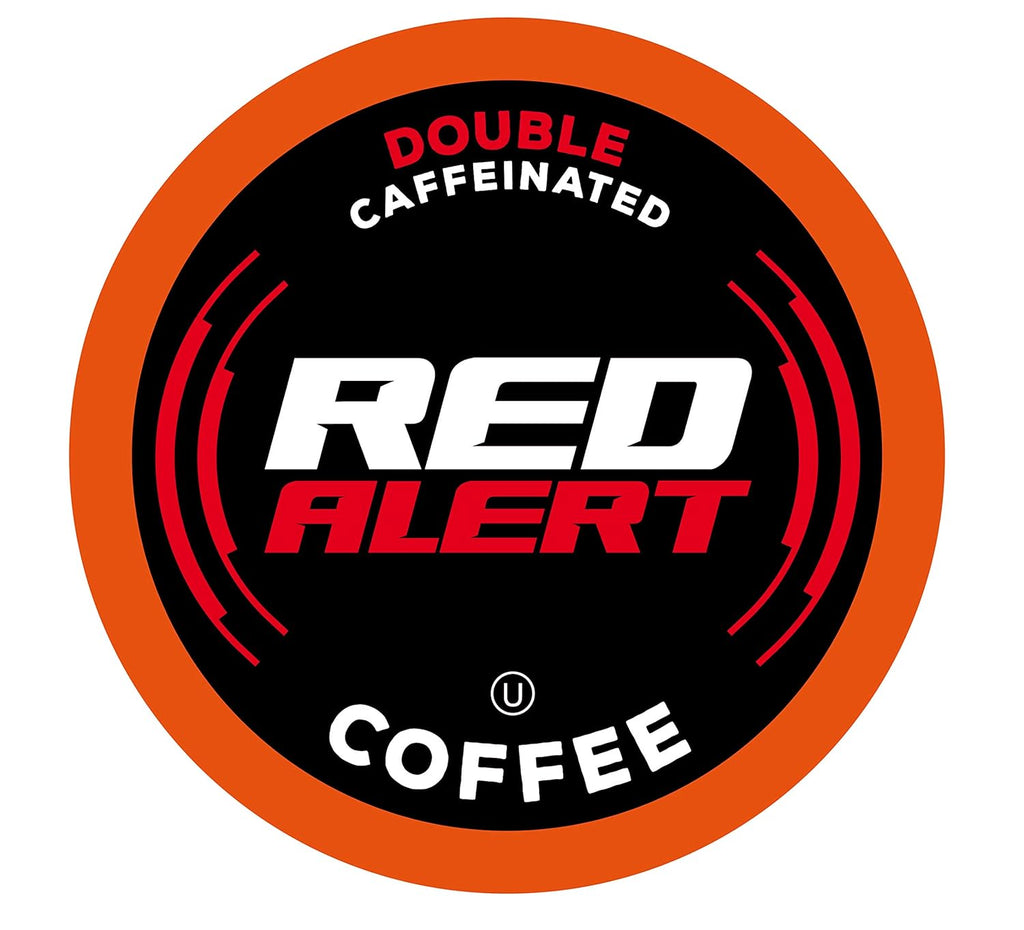 Red Alert Coffee Extra Strong Coffee Pods - Recyclable & Compatible With 2.0 Keurig Brewers | 40 Count