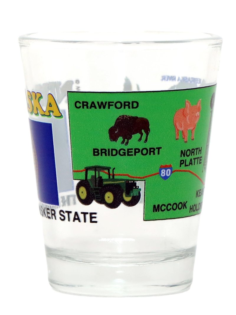 Nebraska The Cornhusker State All-American Collection Shot Glass