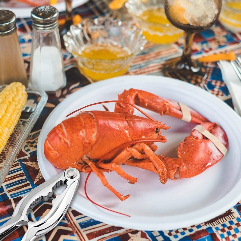 Nut Crackers for Crab Legs - 12 Pack Crab Leg Crackers, Zinc Alloy Nut Crackers and Picks, Premium Seafood Tool Kit, Food-Grade Stainless Lobster Crackers