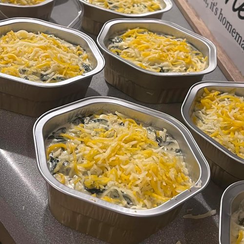 Frcctre 35 Pack 13 Oz Aluminum Foil Baking Cups with Lids, Disposable Hexagon Aluminum Foil Ramekins Cupcake Baking Pans Muffin Liners Cups Brownie Pudding Desserts Holders