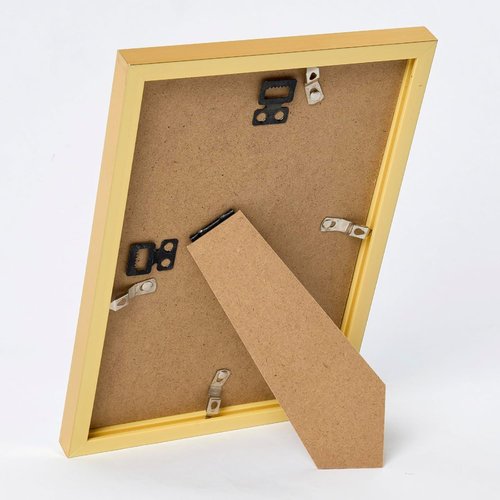 JCJMY Gold 9x12 Picture Frame - Wall Mounting Horizontally or Vertically | Durable Shatter-Resistant Plexiglass