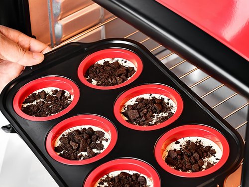 YiYeraio Silicone Muffin Pan, 6 Cups Muffin Pans for Baking with Metal Frame, Cupcake Pan, Egg Bite Molds, Muffin Tin Tray Easy to Pop Nonstick Non Toxic Bakeware for Oven