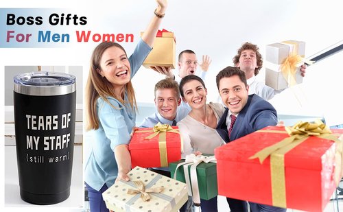 ARIABLE Tears of My Staff - Funny Gifts for Boss from Employee - Best Birthday Present Ideas for World Best Boss Ever, Assistant, Men, Women, Principal, Bosses Day, Office