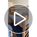 Smallish FanShelfie Adjustable Fan Holder for Dorm Bunk & Loft Beds
