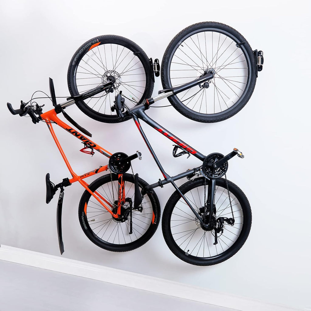Ultrawall Bike Rack - Vertical Wall Mount Storage Solution for Indoor Bicycles | 2-Pack