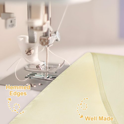 6 Pack 70x108-In Rect Light Beige Tablecloths-Reusable Polyester Table Covers – Protect from Spills (Not Waterproof) – for Weddings, Banquets, Parties – Ships Folded, Wrinkles Likely, Steam Before Use