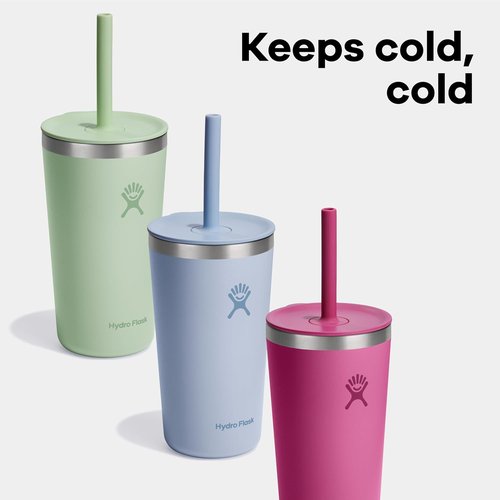 Hydro Flask Insulated Travel Mug - 28 Oz Stainless Steel Coffee Cup with Straw Lid | Tonal Birch