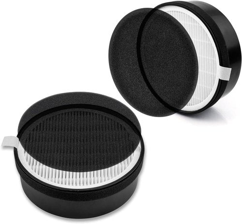 LEVOIT LV-H132 Replacement Filter - 3-in-1 Air Purifier Filter, 2 Pack for Optimal Performance