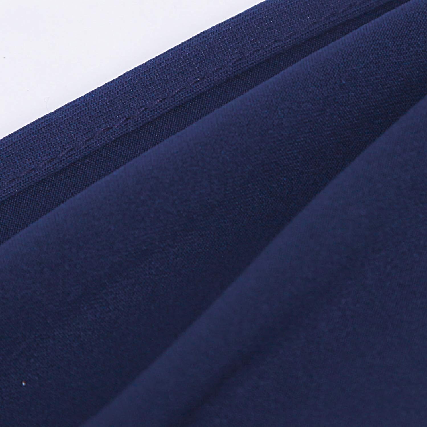 Peomeise Navy Spandex Chair Sashes - 25pcs with Buckle Slider for Wedding & Party Decor