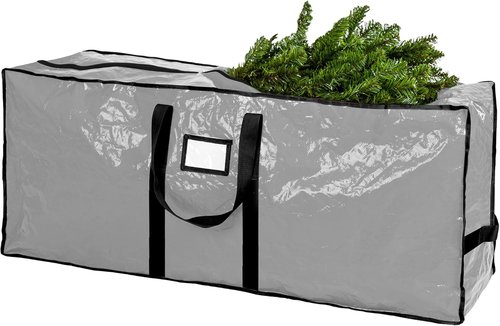 Christmas Tree Storage Bag | Durable Waterproof Zippered Bag for 7.5-Foot Artificial Trees - Protects Against Dust & Moisture (Grey, Pack of 2)