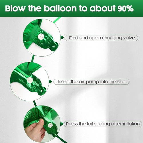 15 Balloon - Dark Green 40-Inch Foil Birthday Number Balloons for Men, Women, Boys & Girls