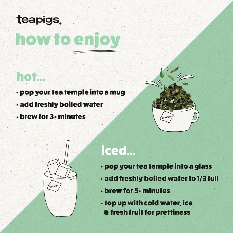 Teapigs English Breakfast Tea Bags Made With Whole Tea Leaves, Natural Ingredients, Non-GMO, Classic Morning Blend – 90 Count (6 Packs of 15 Teabags)