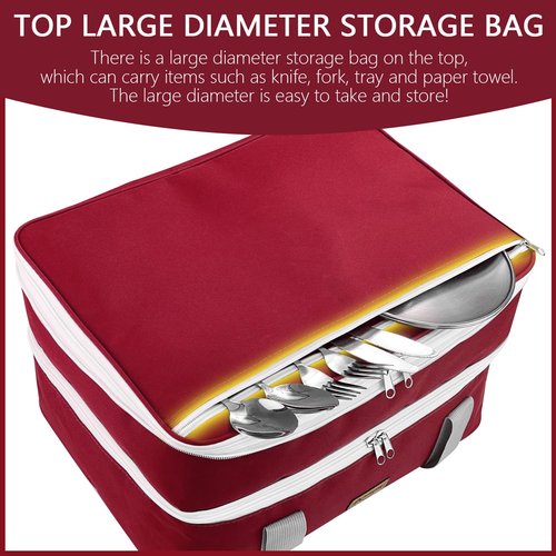 Arienng Insulated Casserole Carrier, Casserole Carriers For Hot Or Cold Food 9 * 13 Inch And 11 * 15 Inch Baking Pans, Keep Hot Or Cold Food Fresh