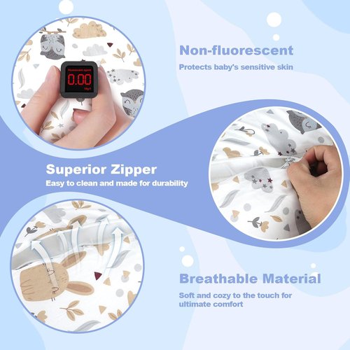 Hoot Portable Baby Lounger - Infant Nest for Newborns 0-24 Months | Ideal for Travel & Crib Use