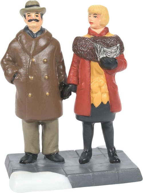 Department 56 Christmas in The City Village - Splendid Dinner Figurine, 2.76 Inch, Multicolor