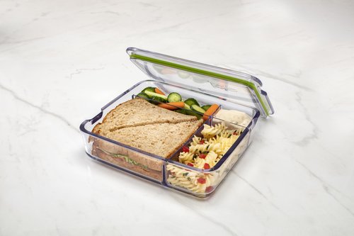 Joie Clear Bento Box, Lunch Storage, Easy Meal on the Go