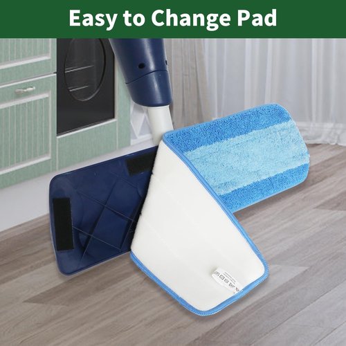Bona | 4 Pack Microfiber Mop Pads - Reusable Cleaning Pads for 18 Inch Mops | Hardwood Floor Replacement