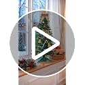 AMENON 3FT Artificial Mini Christmas Tree with Remote – Green Tabletop Tree