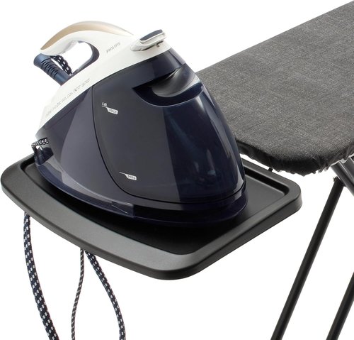 Brabantia Ironing Board - XL Steam Unit Holder, Adjustable Height, Denim Black | 49 x 18 Inches