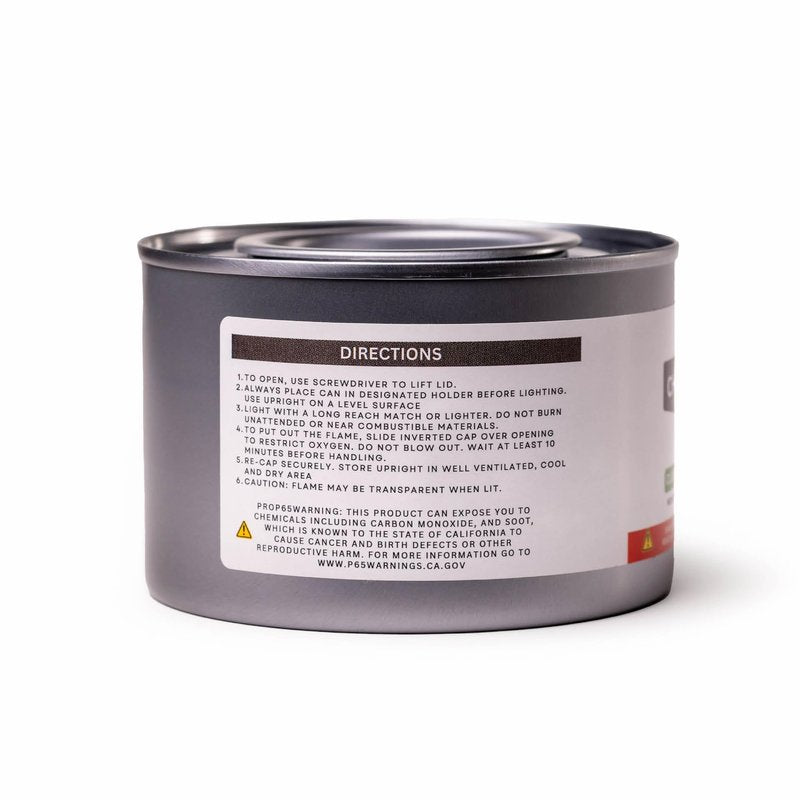 Superior Trading Co. Chafing Fuel Cans, Up to 6 Hour Food Burners for Parties, Smokeless, Resealable, Indoor Outdoor Catering & Food Service, 24 Pack