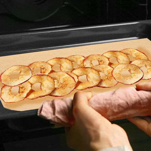 200 PCS Freeze Dryer Tray Mats for Harvest Right Freeze Dryer Trays, Non-Stick Baking Mats One-Off Parchment Paper Compatible with Harvest Right Freeze Dryer Trays (Medium - 17" x 6.8")