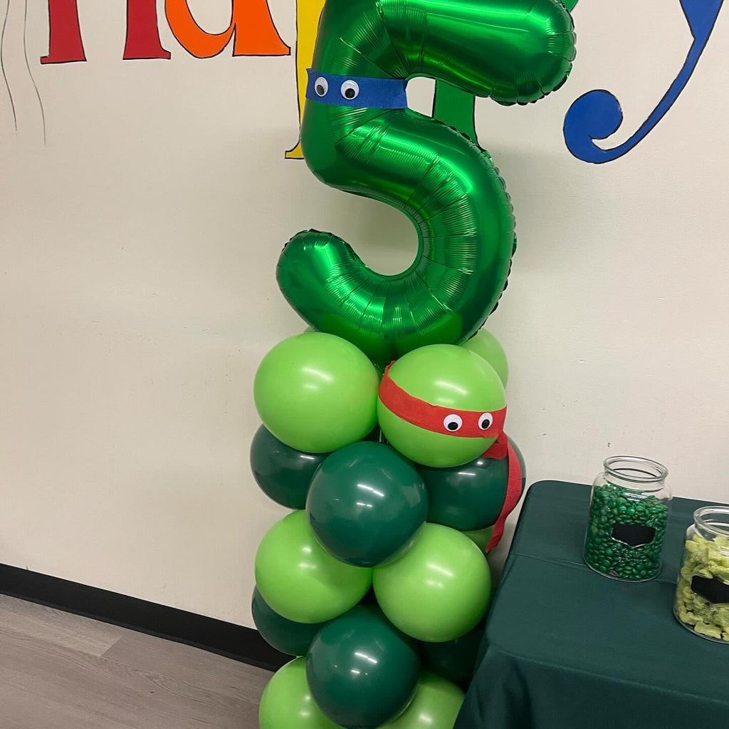 Number 5 Balloon by [Brand Name] - 40 Inch Dark Green Foil Balloon for 5th Birthday Party Decorations