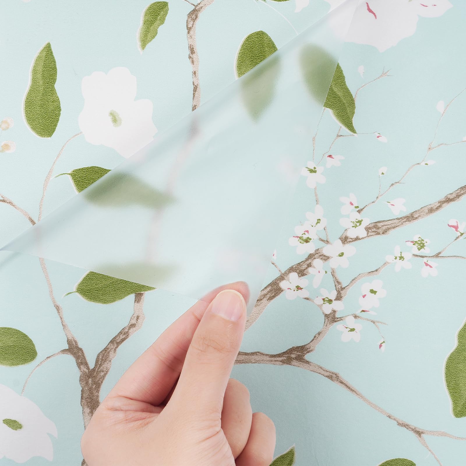 LaCheery 17.7"x276" Clear Wall Protector Contact Paper for Walls Glossy Clear Self Adhesive Wallpaper Peel and Stick Vinyl Removable Wall Paper Furniture Kitchen Backsplash Protective Transparent Film