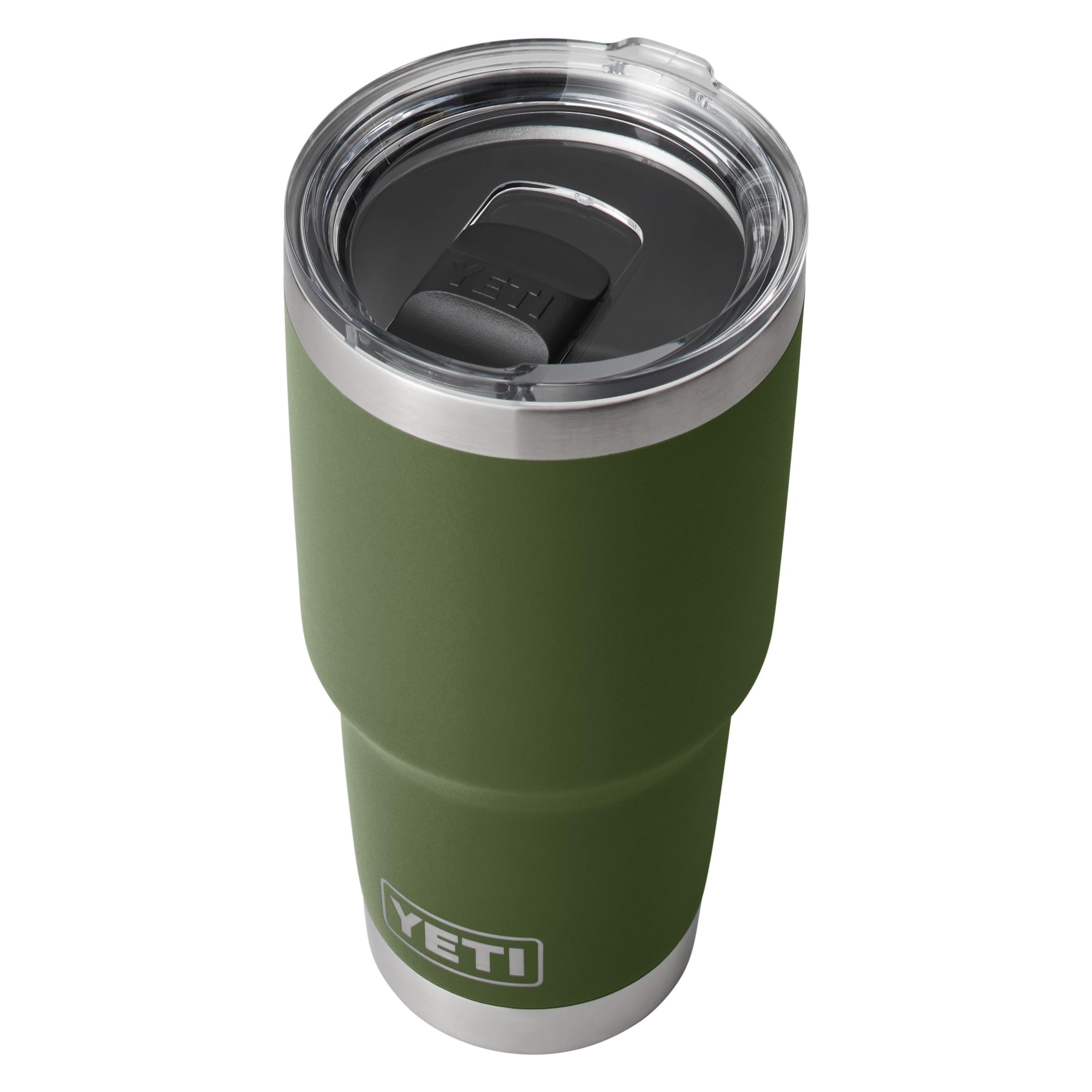 YETI Rambler 30 oz Tumbler, Stainless Steel, Vacuum Insulated with MagSlider Lid, Highlands Olive