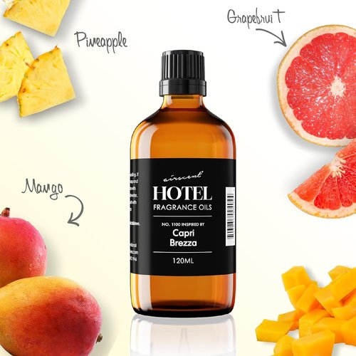 AirScent Capri Brezza Diffuser Oil No. 1100 - Volcano-Inspired Premium Fragrance for Ultrasonic Diffusers - 10 mL Glass Bottle with Dropper