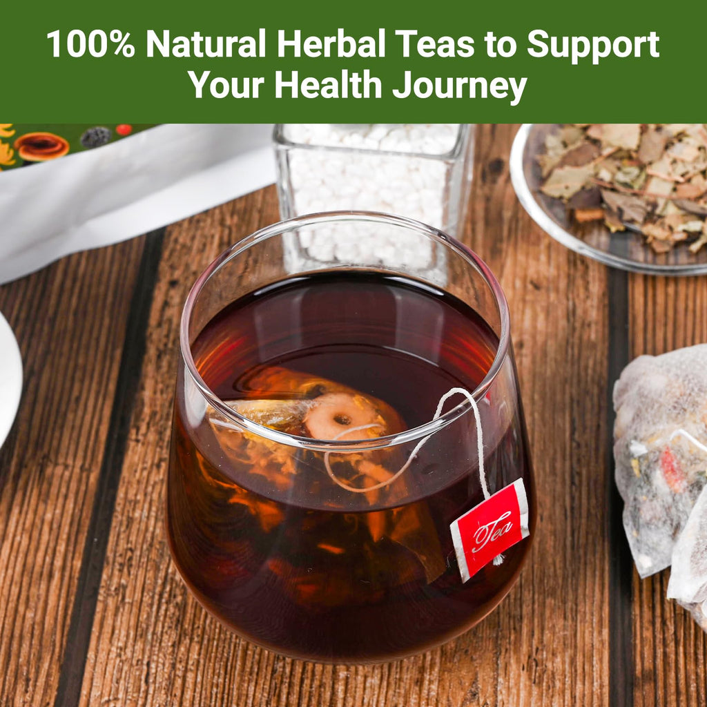 Liver Detox Tea, Chinese Kidney and Liver Cleanse Detox Herbal Tea Support Kidney Healthy Function with 11 Precious Ingredients Formula (1 Pack/15 Bags)