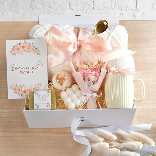 GivLovely Unique Birthday Gifts for Women, Thank You Gift for Women - Get Well, Sympathy & Thinking of You Gift Baskets for Mom, Sister, Grandma