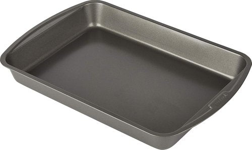 Goodcook Nonstick Roast Pan - Easy Clean Metal Utensil | 11.5 Inch x 15.5 Inch, Silver