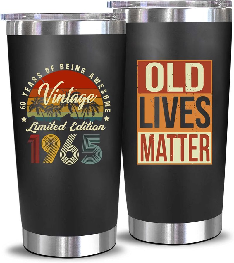 AYERMOYO Funny 61th Birthday Gifts for Men - 20 Oz Tumbler