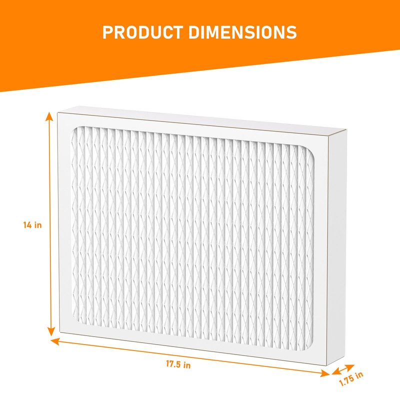 14 x 17.5 x1.75 MERV 13 Replacement Dehumidifier Filter Compatible with Santa Fe Advance90, Advance100, Advance120, Advance2, Honeywell DR90 & DR120 Dehumidifier Models, Pack of 4