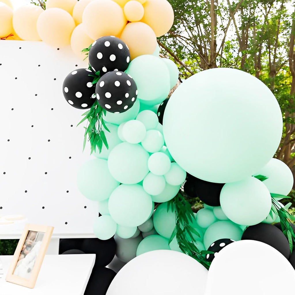 Voircoloria Mint Green Balloons - 12-Inch Pastel Latex Balloons | 66-Pack for Graduation, Weddings & Parties