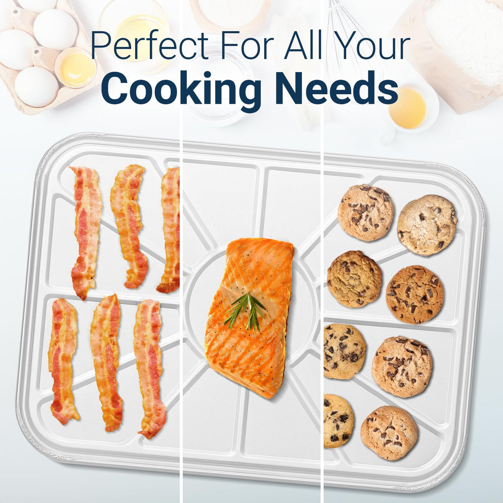 Aluminum Oven Liners for Bottom of Oven (20 Pack), Disposable Foil Oven Liners for Bottom of Oven, Oven Drip Pans, Oven Liners for Bottom of Electric Oven and Gas Oven, Oven Liner, 18.5" x 15.5”