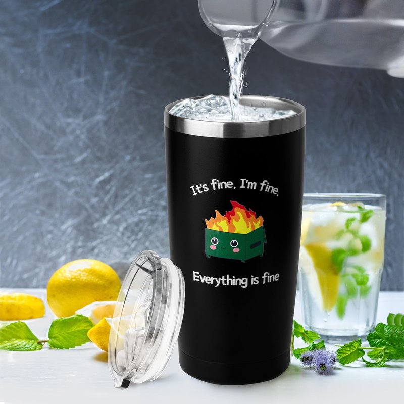 Niduilef Funny Dad Gifts from Daughter Son-20 OZ Fathers Day Tumbler-Working Dad Gift from Wife