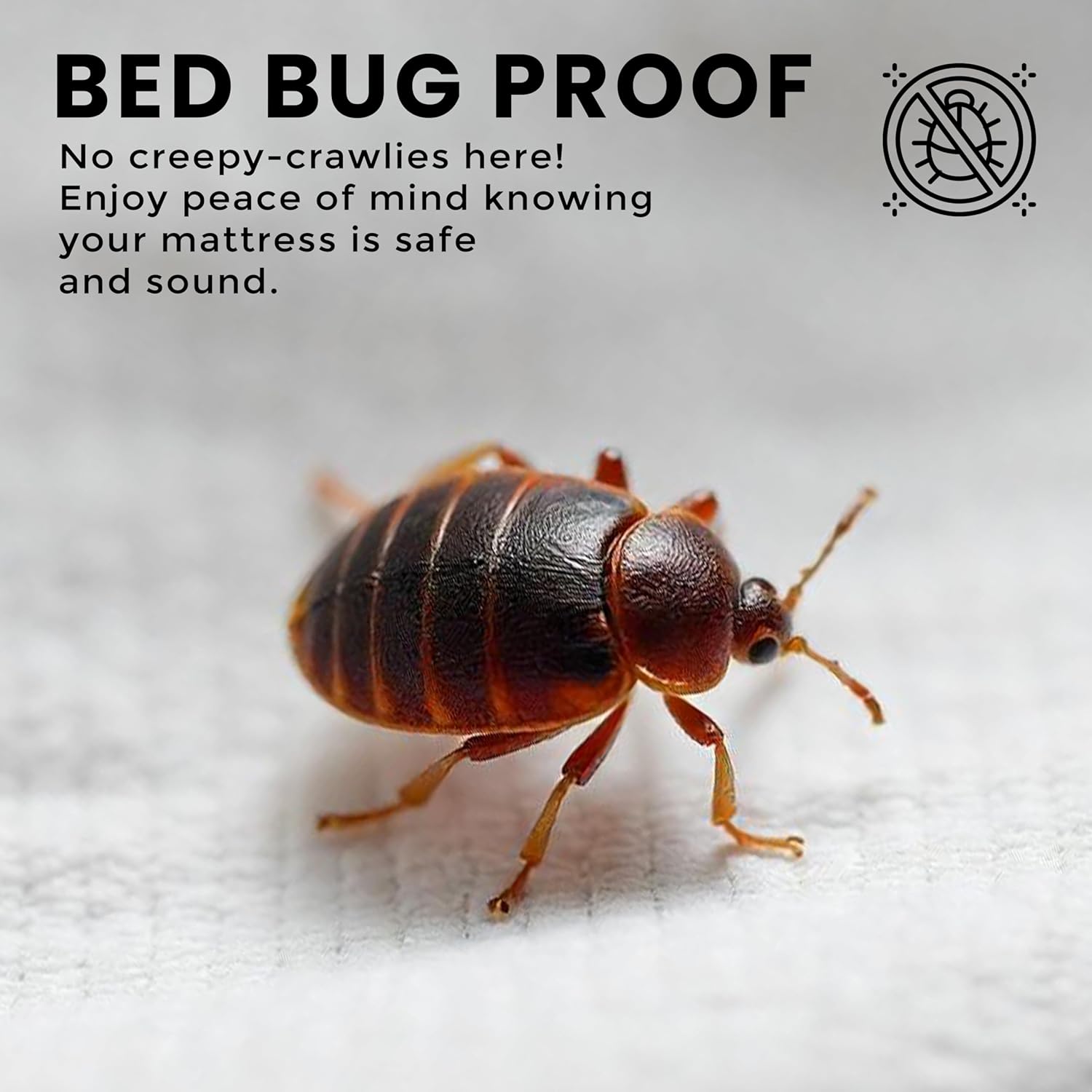 Utopia Bedding Waterproof Mattress Protector - Queen Size, 12-Inch Deep, Dust Mite & Bed Bug Proof Encasement