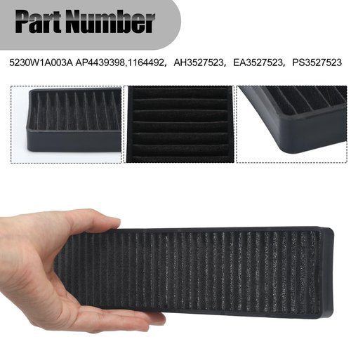 Otoolling 3 Pack Grease Filter & Charcoal Filters Set for Microwave Filter Replacement Combo – Compatible with LG LMV2031ST, LMV2031BD, LMHM2237ST, LMH2235ST & More (5230W1A012B & 5230W1A003A)